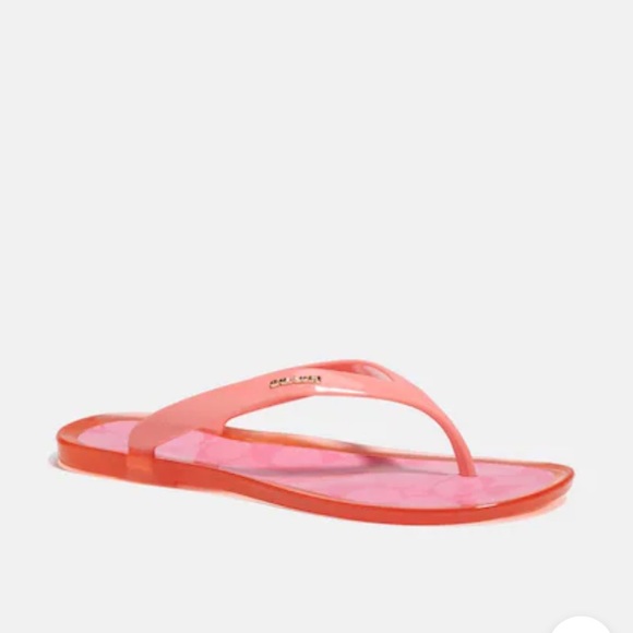 🆕 Coach jelly sandals - Picture 4 of 8